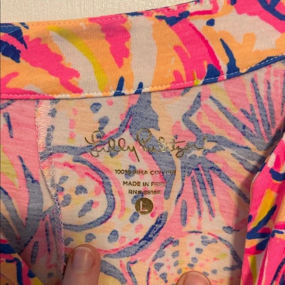 Lilly Pulitzer long sleeve shift dress size Large - Picture 2 of 8